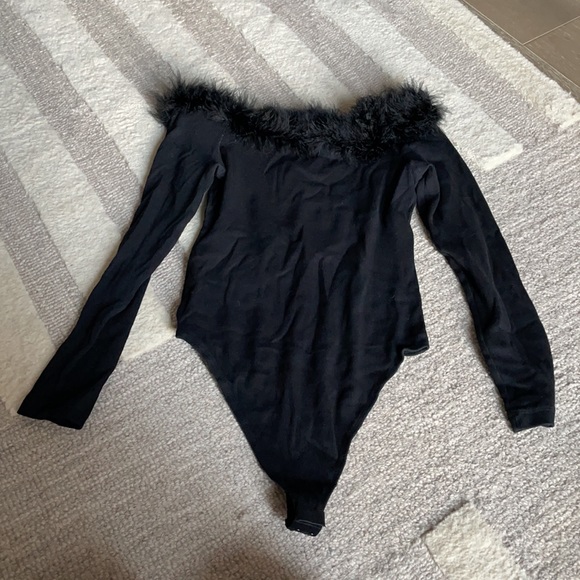 Miranda Feather Bodysuit in Black
OW Intimates - Picture 8 of 9